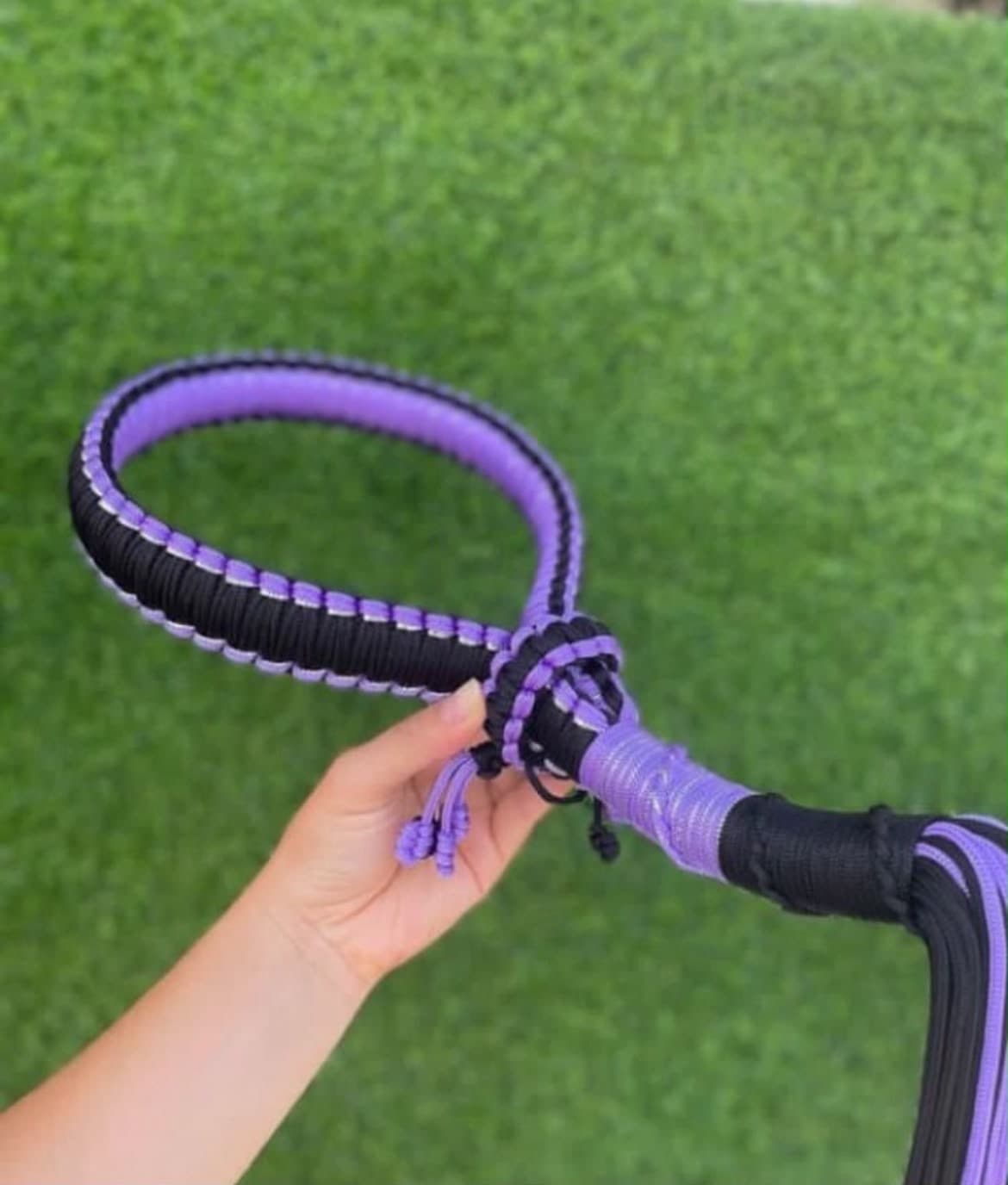 Purple and black