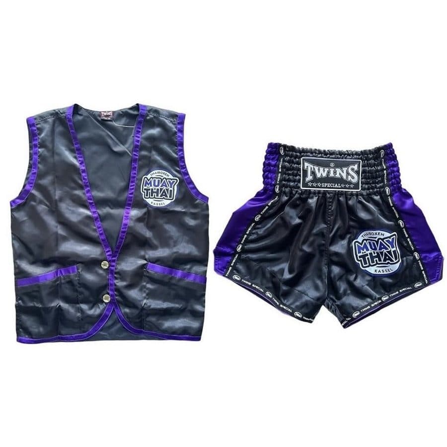 Black – Purple · jacket and shorts