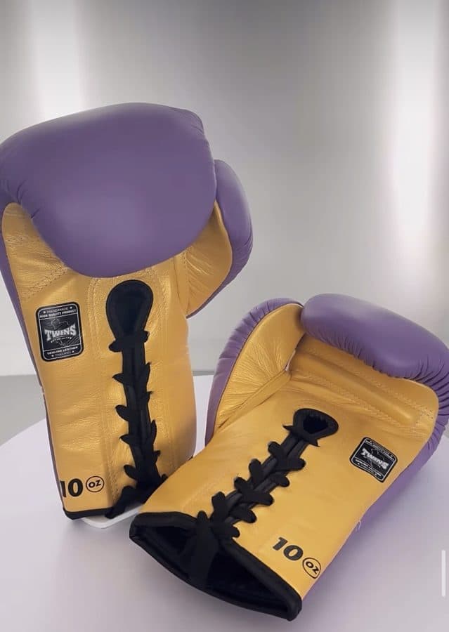 Gold – Purple · lace up