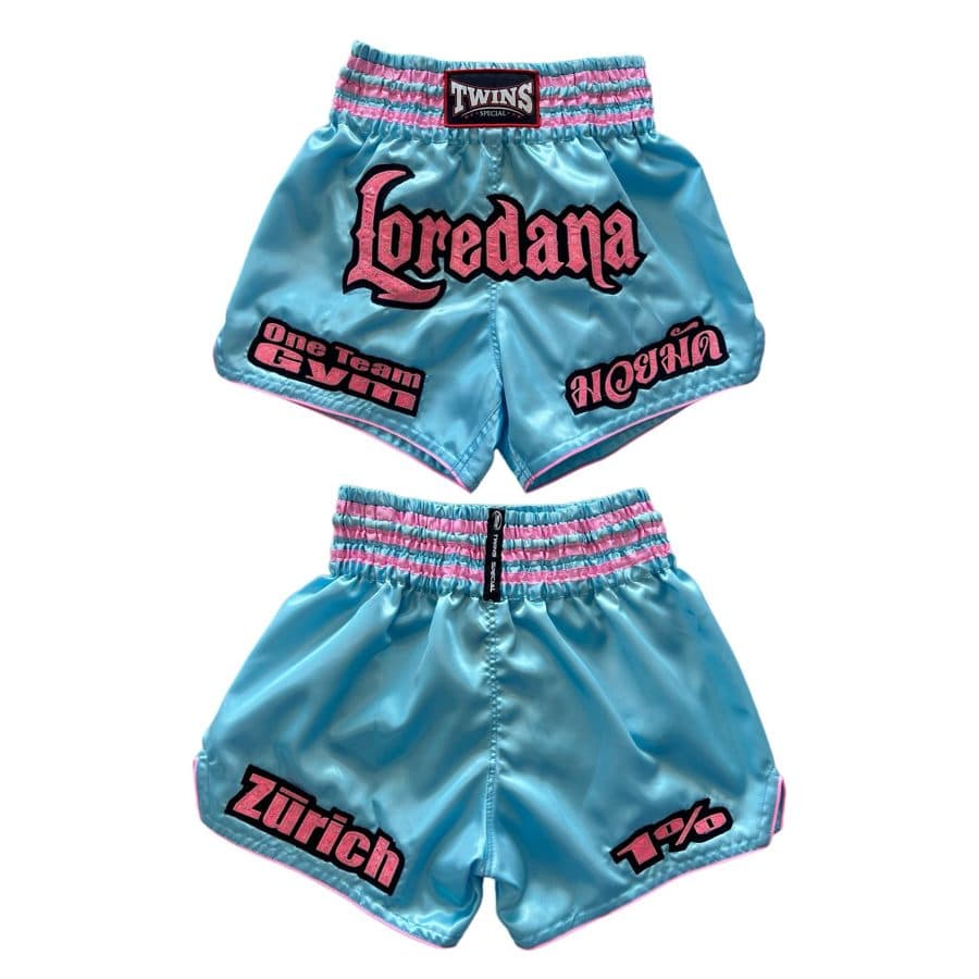 Light Blue – Pink · satin